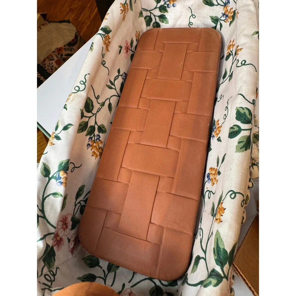 Longaberger Cottage Garden Tour Bread Basket Liner Brick May 2000 Signed